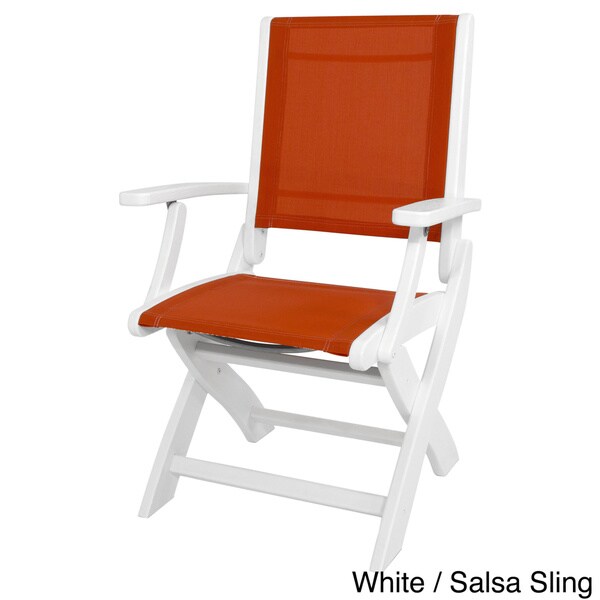 POLYWOOD Coastal Folding Chair