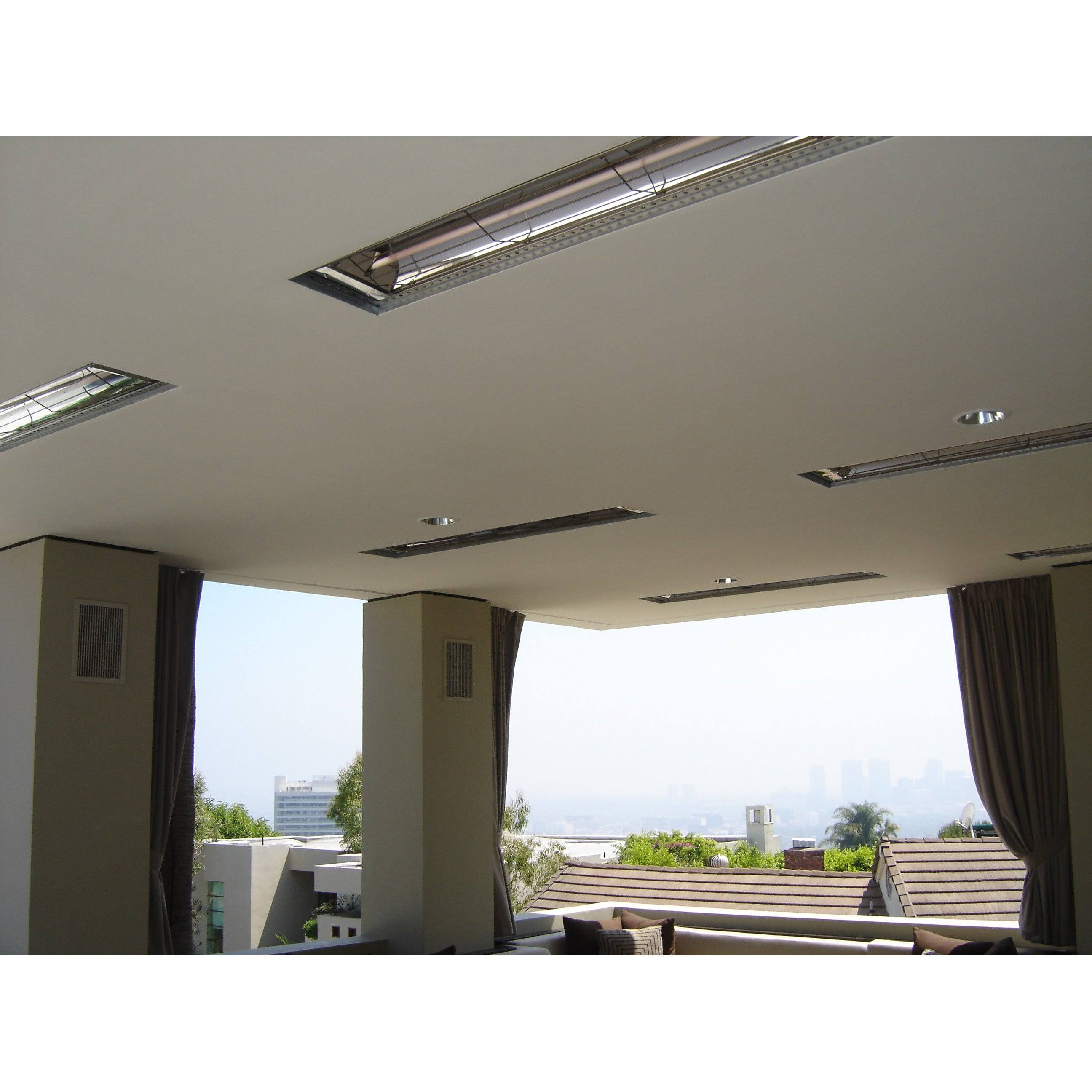 Infratech CD-Series 39x22 4000W Dual Element Electric Infrared Patio Heater - 240V - Stainless Steel - CD4024SS