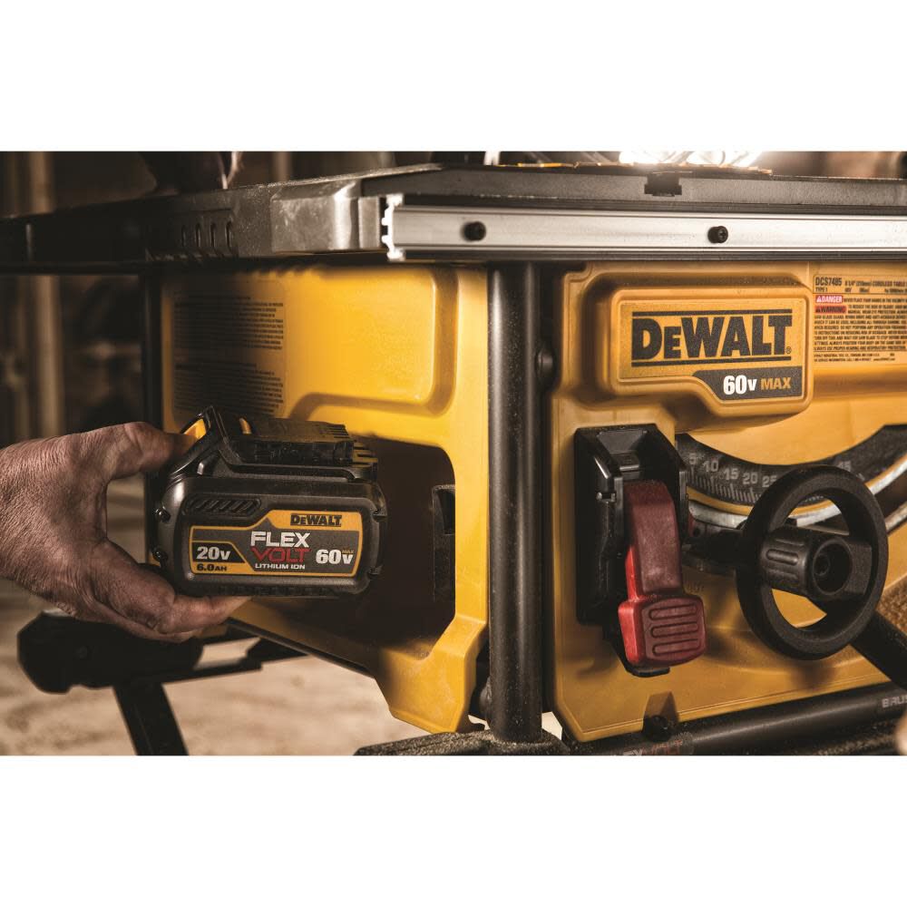 DEWALT FLEXVOLT 60V MAX* 8-1/4In Table Saw Kit DCS7485T1