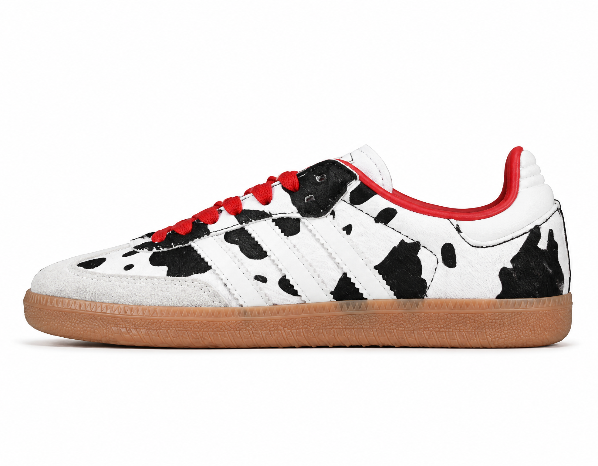 Adidas Clover Casual Board Shoes Black/White/Red KI6956