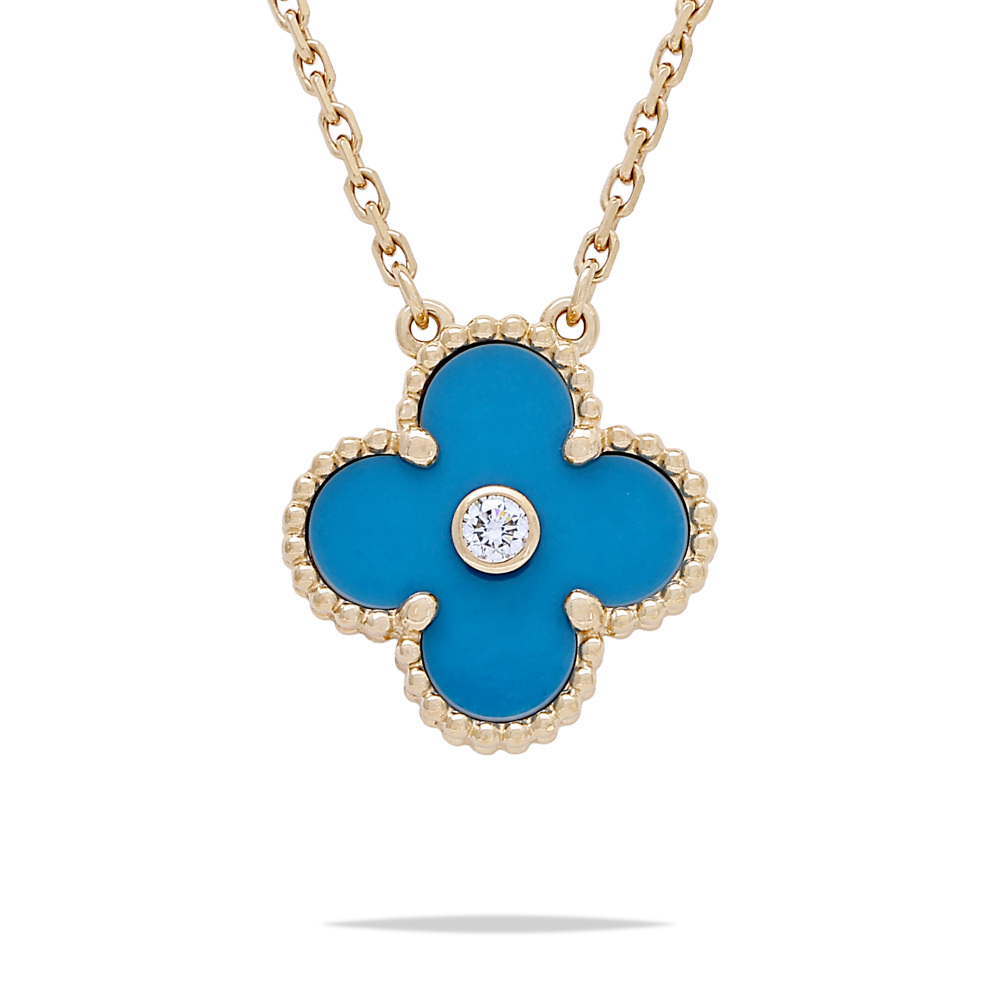 Van Cleef & Arpels Vintage Alhambra 2019 Christmas Limited Necklace 18K Yellow Gold VCARP46000