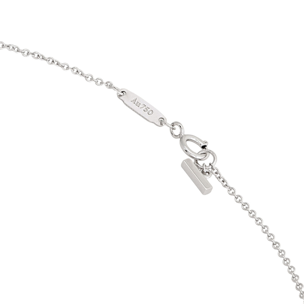 Tiffany & Co. Tiffany T Smile Necklace 18K White Gold Diamond 62617799