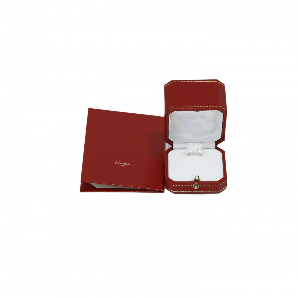Cartier Mobilis Ring Tri-Gold Diamond B4019400
