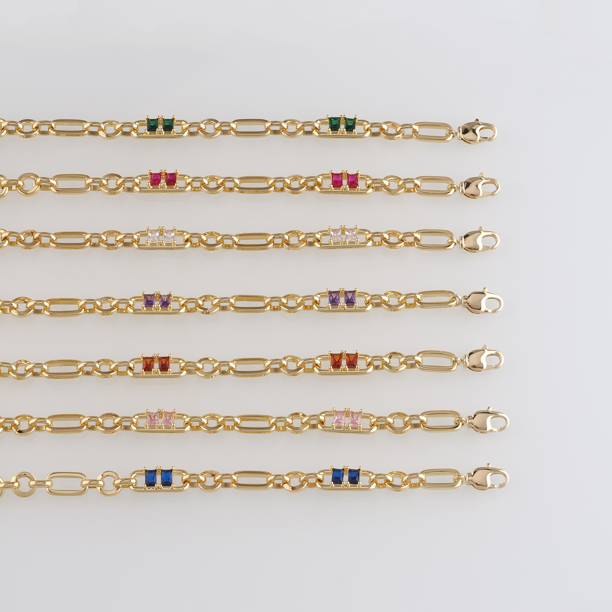 18K Gold Filled Oval Link Chain Bracelet,Cable Chain,Gold Chain Bracelet,Ladies Bracelet,Gift For Her