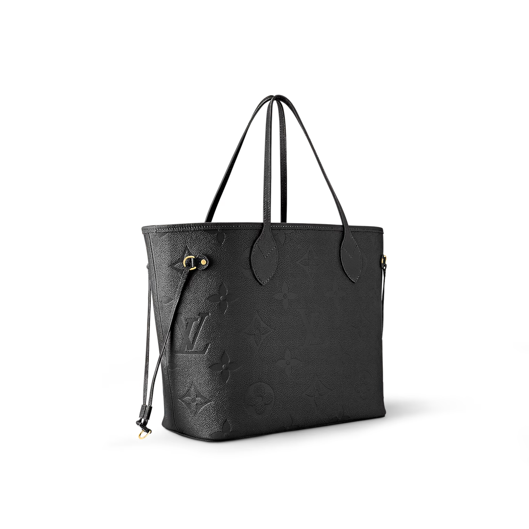 Louis Vuitton Neverfull Mm Tote Bag Black 31cm M45685