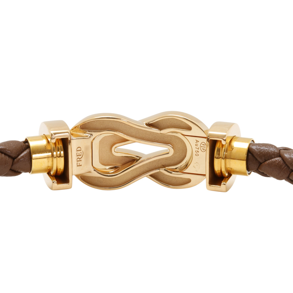 FRED Chance Amphini Bracelet 18K Yellow Gold Diamond 0B0098