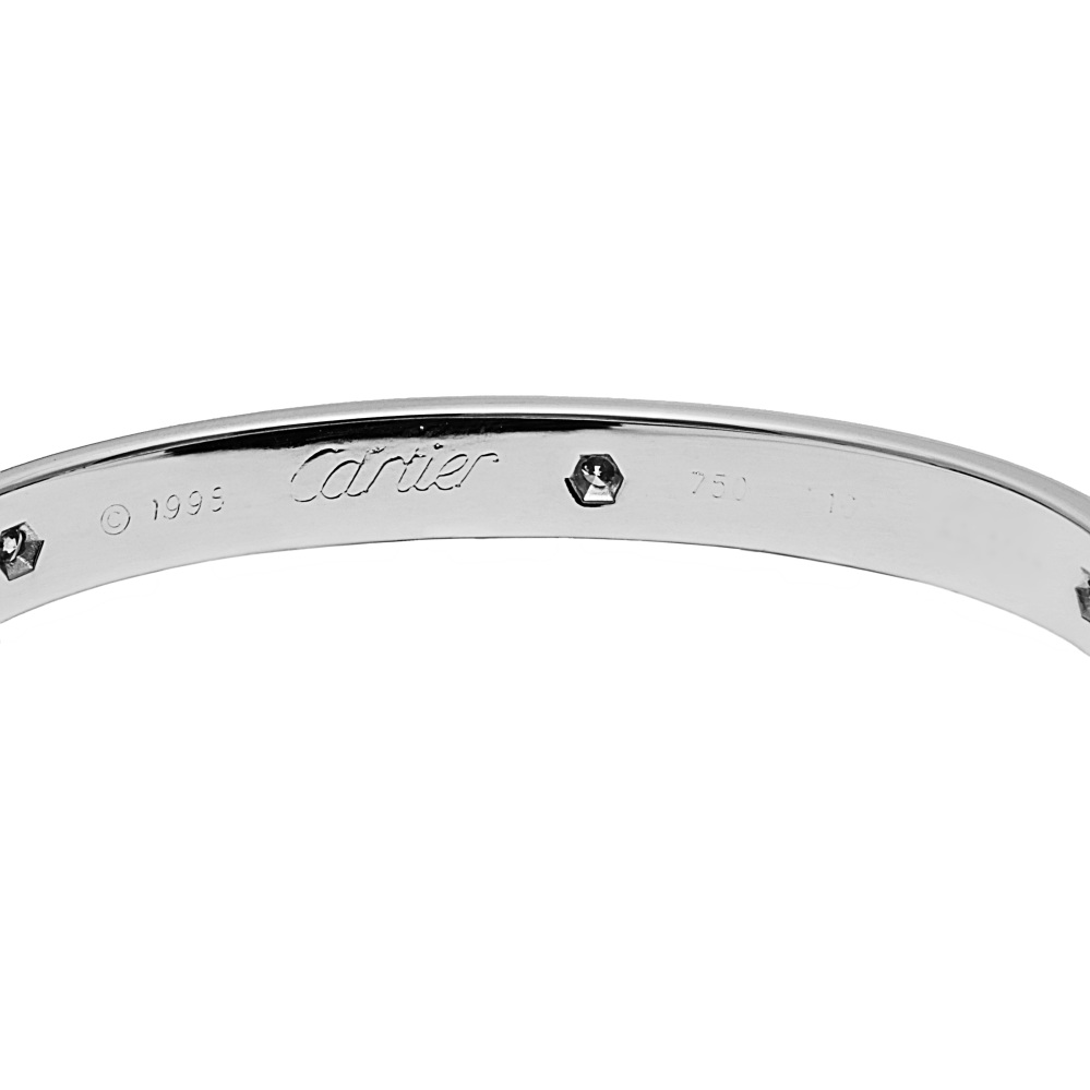 Cartier Love Bracelet 18K White Gold Diamond B6014000