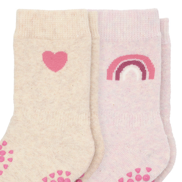 Topomini 2 Paar Baby Krabbelsocken aus Frottee