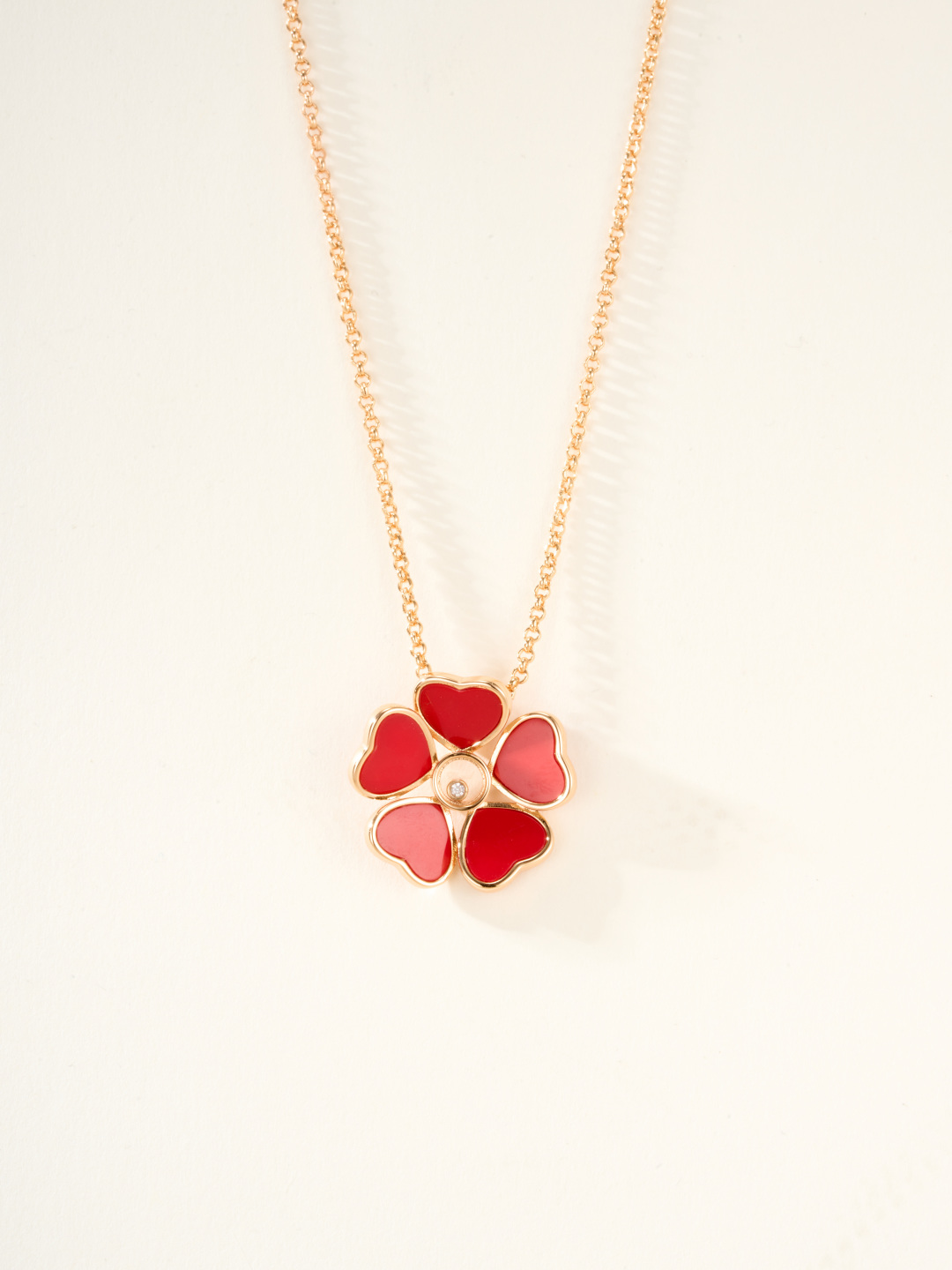 Chopard Happy Hearts Flowers Necklace - cnluxepick