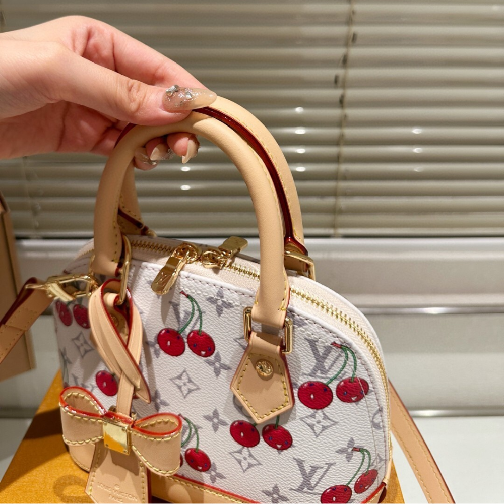 Louis Vuitton LV X TM Alma BB Cherry Monogram 9.8 Inches M14234
