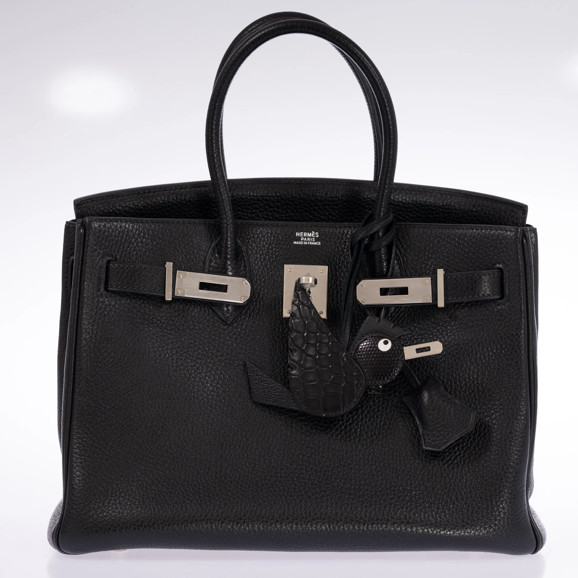 Hermès Birkin 30 Noir Togo Palladium Hardware