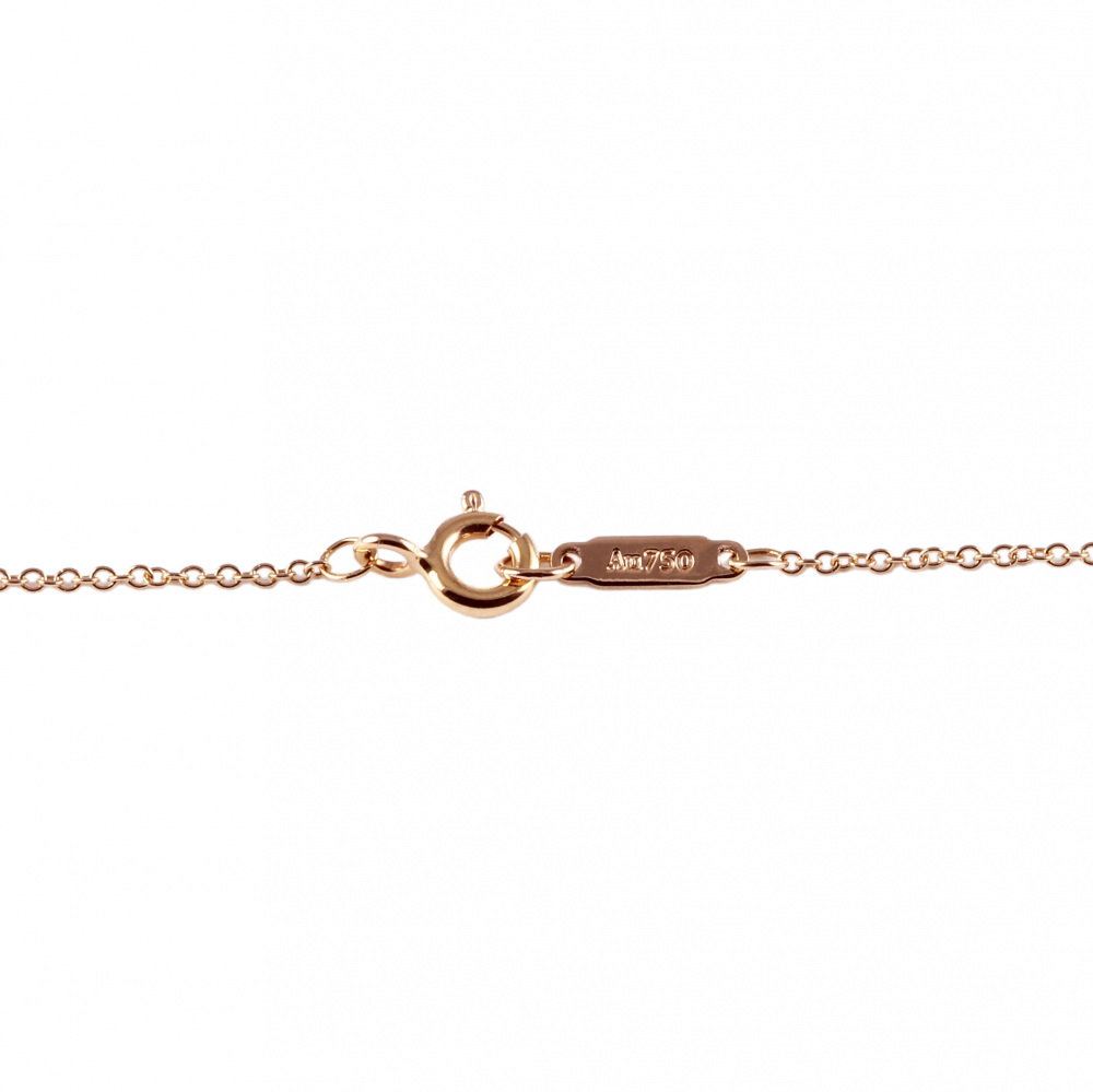 Tiffany & Co. Schlumberger Necklace Platinum & 18K Rose Gold Diamond 60022686