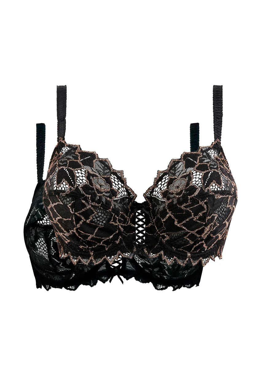 Lot de 2 soutiens-gorge Arum Party et Arum Noir