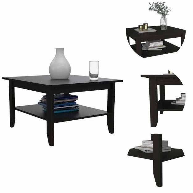 Trieste Coffee Table Black Boahaus