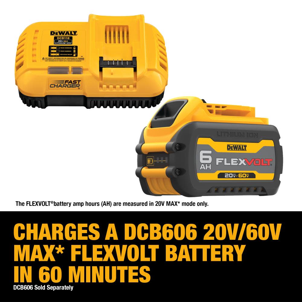 FLEXVOLT 20V MAX* Fan Cooled Fast Charger;