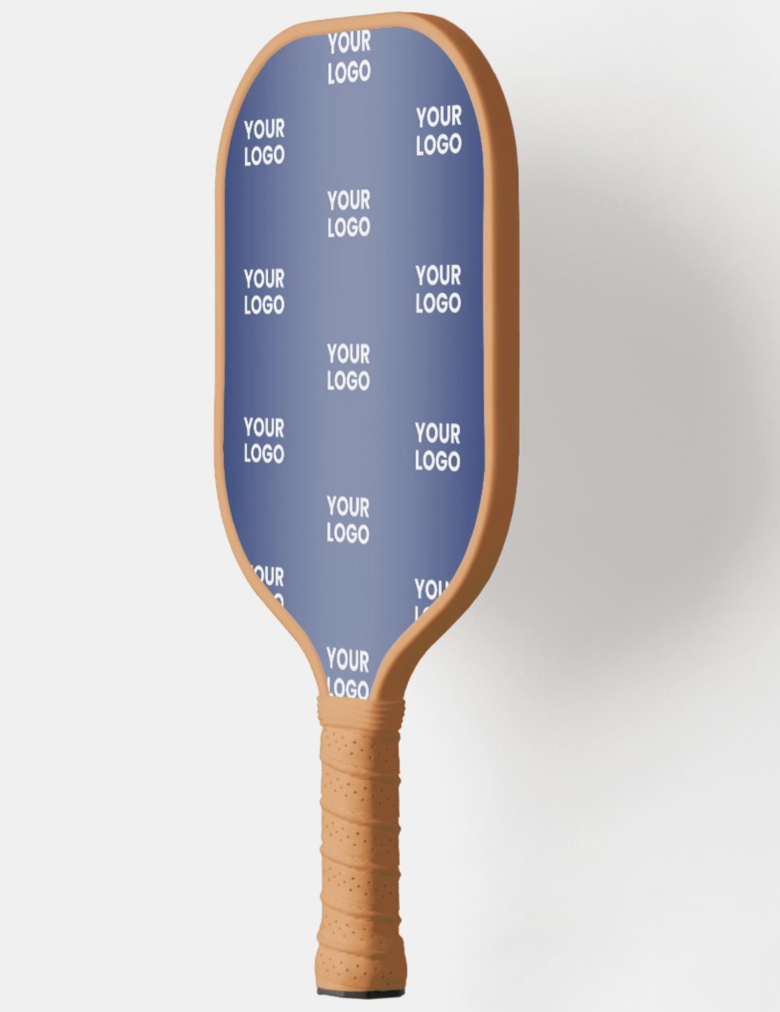 Custom Design pickleball paddle fiber glass Brown edge guard 11mm/14mm core
