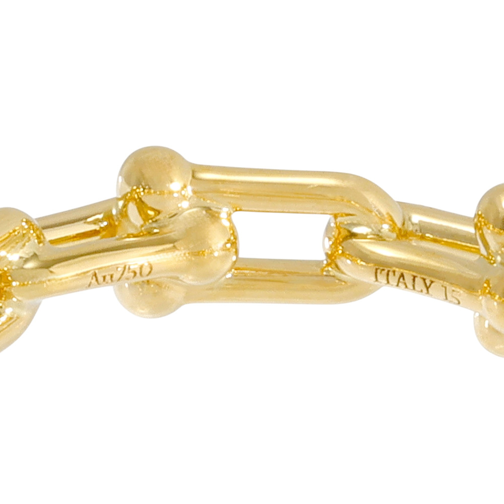 Tiffany & Co. Hardware Microlink Ring 18K Yellow Gold 72666828