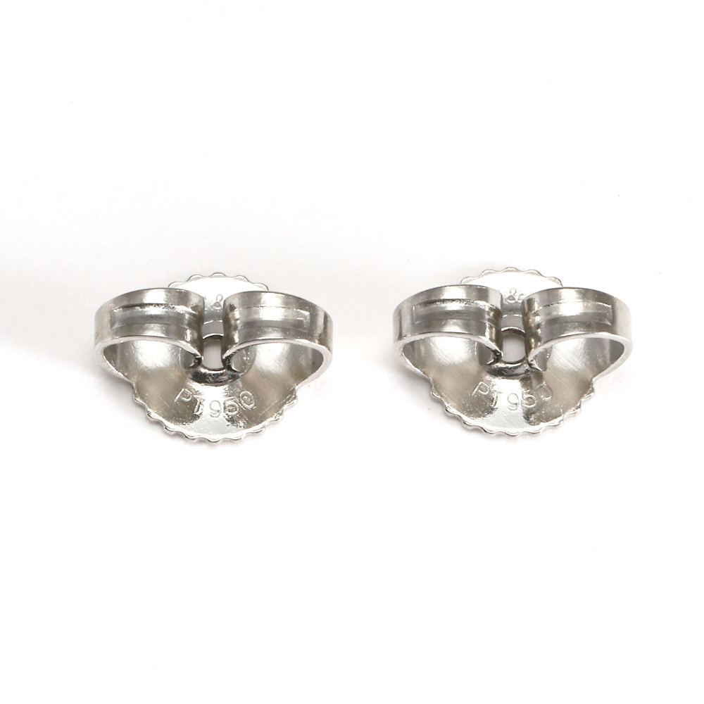 Tiffany & Co. Jean Schlumberger Rin Earrings Platinum Diamond 60108173