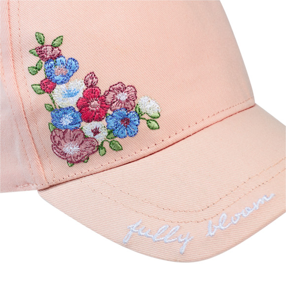 Topolino Mädchen Kappe mit Blumen-Stickerei