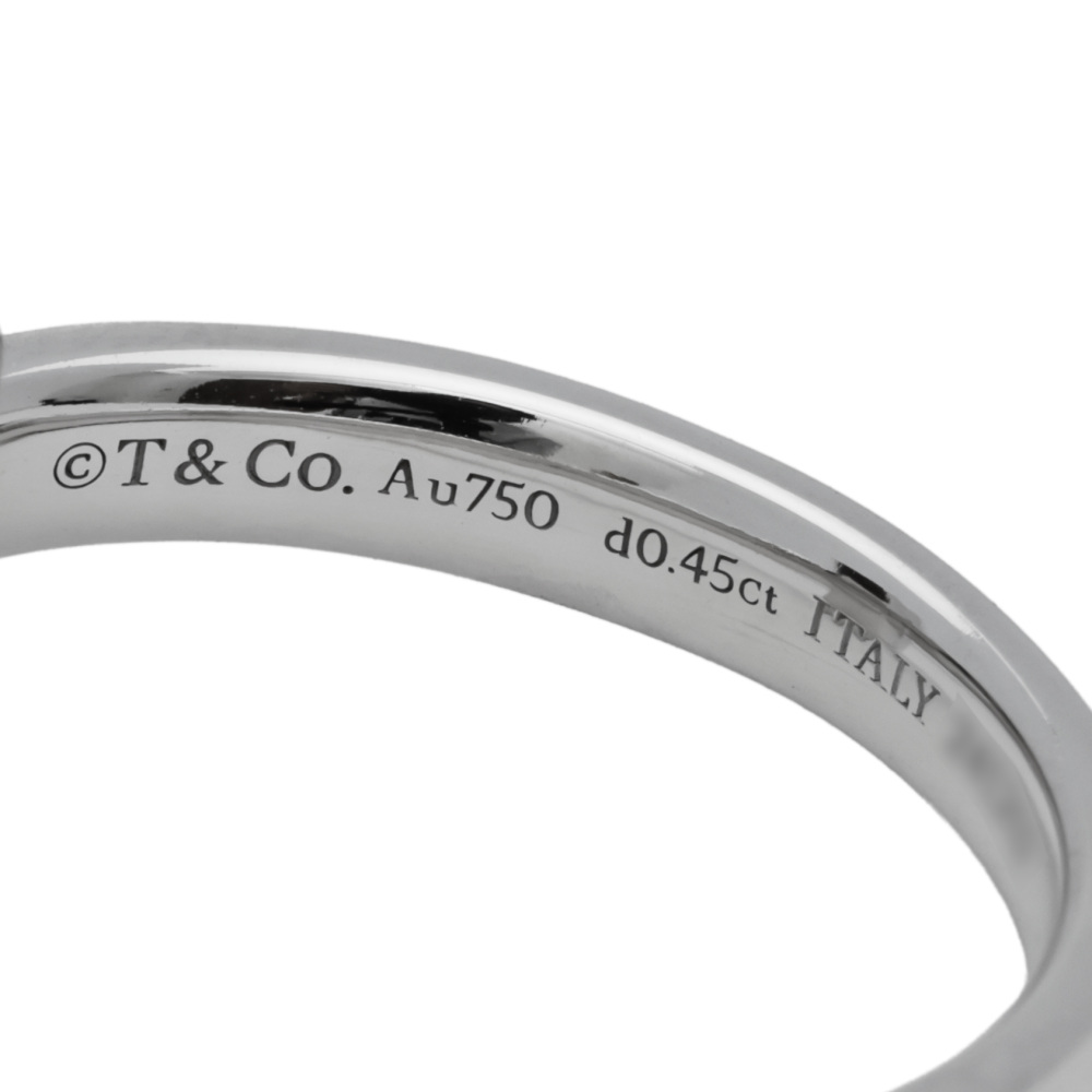 Tiffany & Co. Tiffany T Ring 18K White Gold Diamond 73126002