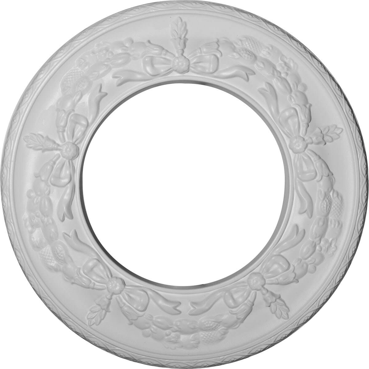 13 1/4x22OD x 7 1/8x22ID x 7/8x22P Salem Ceiling Medallion (Fits Canopies Up to 7 1/8x22), Hand-Painted Painted Turtle
