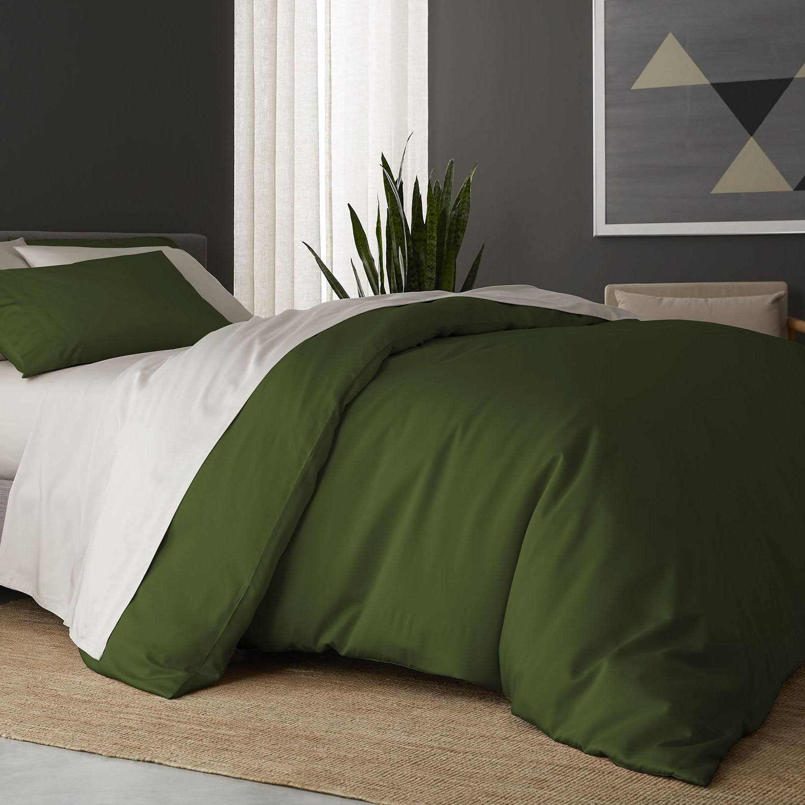 Eucalyptus Duvet Cover - Slate - Sijo - Full/Queen