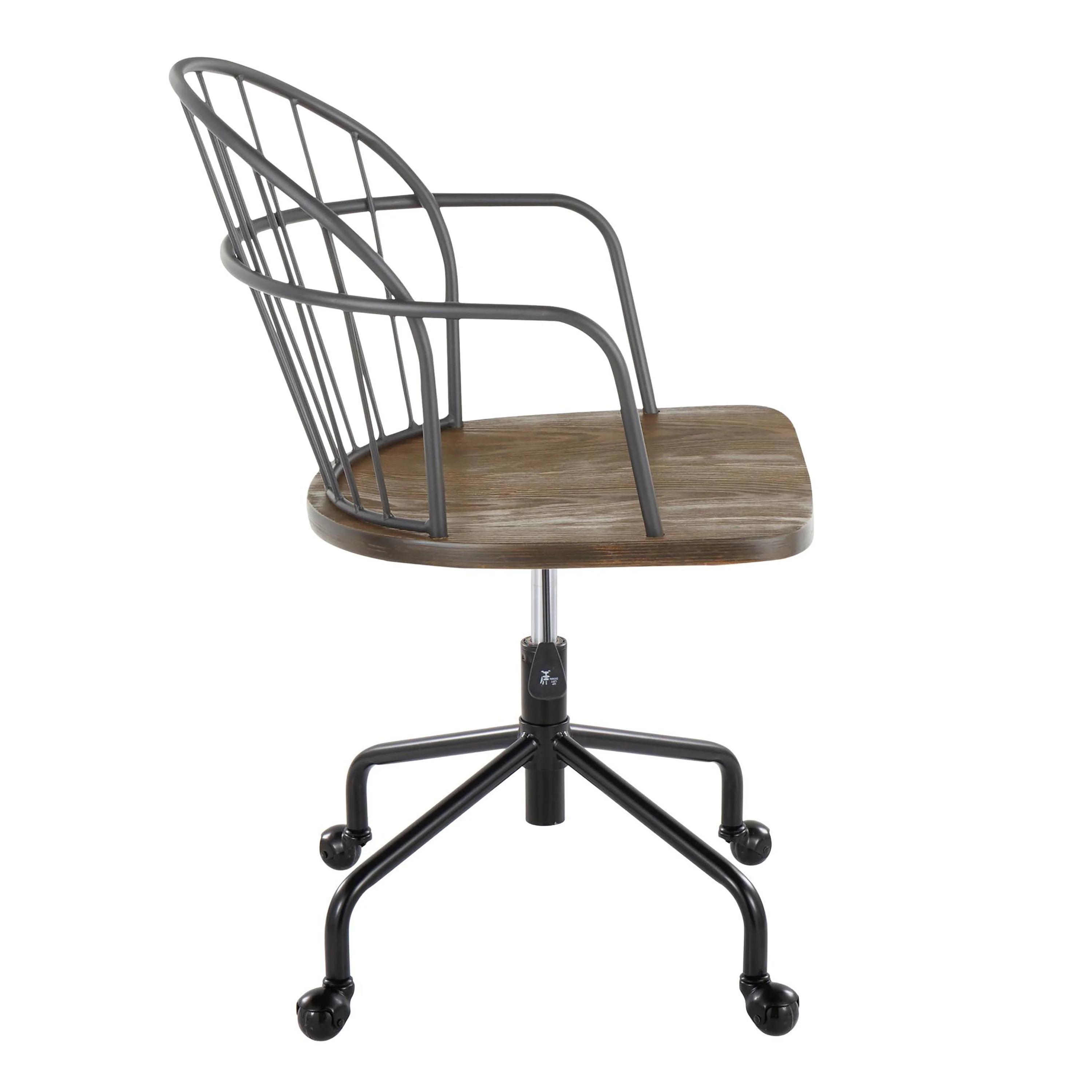 Adjustable Farmhouse Office Chair - 24.0 | Style & Comfort