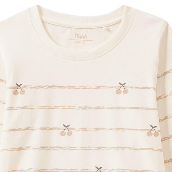 Yigga Mädchen Langarmshirt mit Streifen