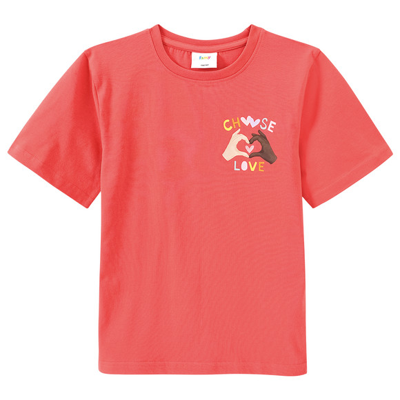 Famy Kinder T-Shirt mit Message-Print