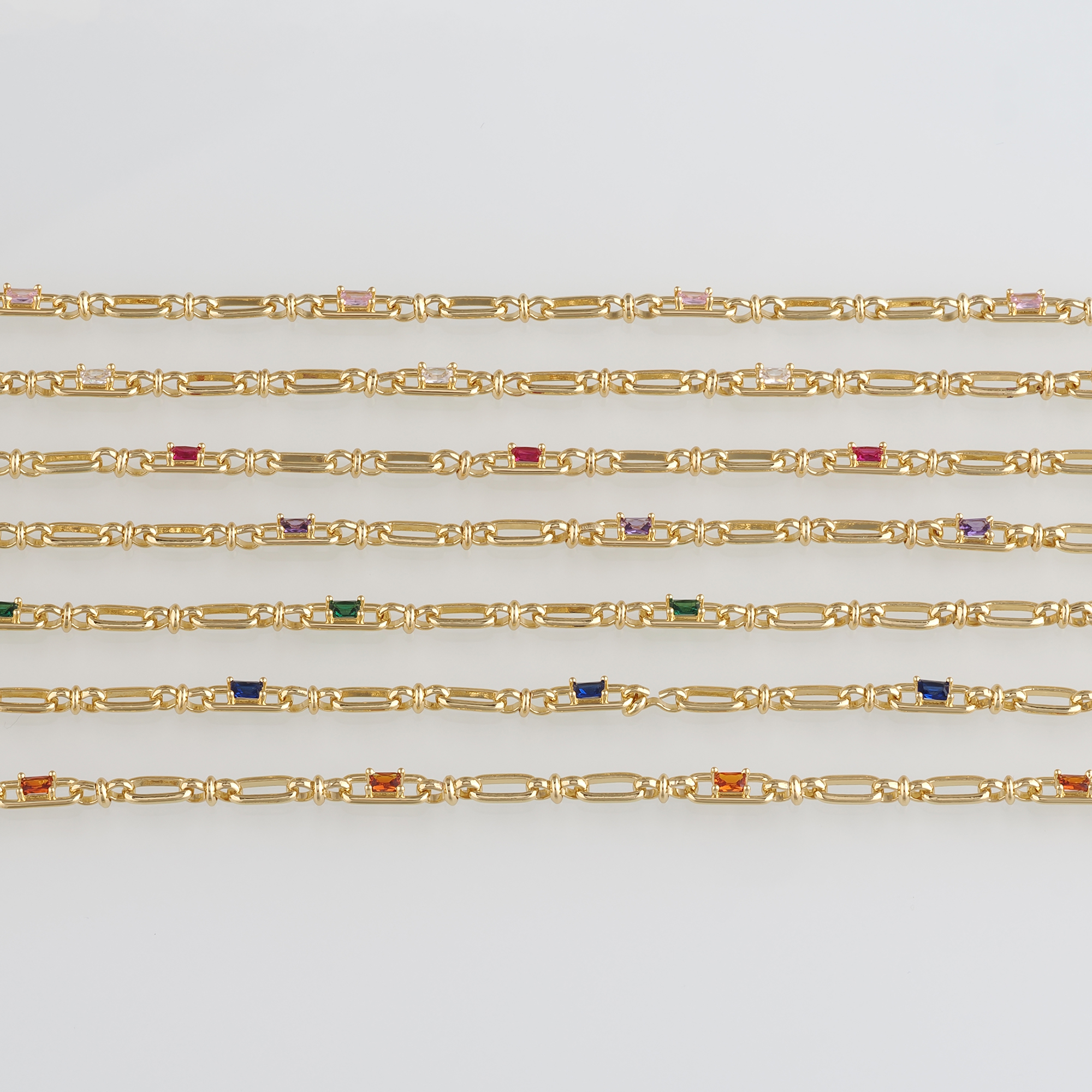 18K Gold Filled Link Necklace,Cable Chain,Minimalist Necklace,Paper Clip Chain Necklace,Adjustable Necklace