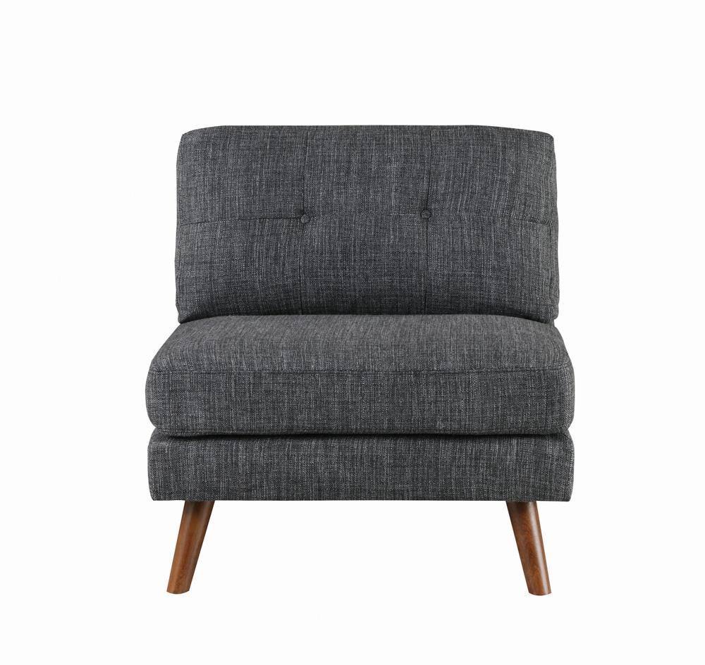 Coaster Churchill Dark Grey Rectangular Ottoman