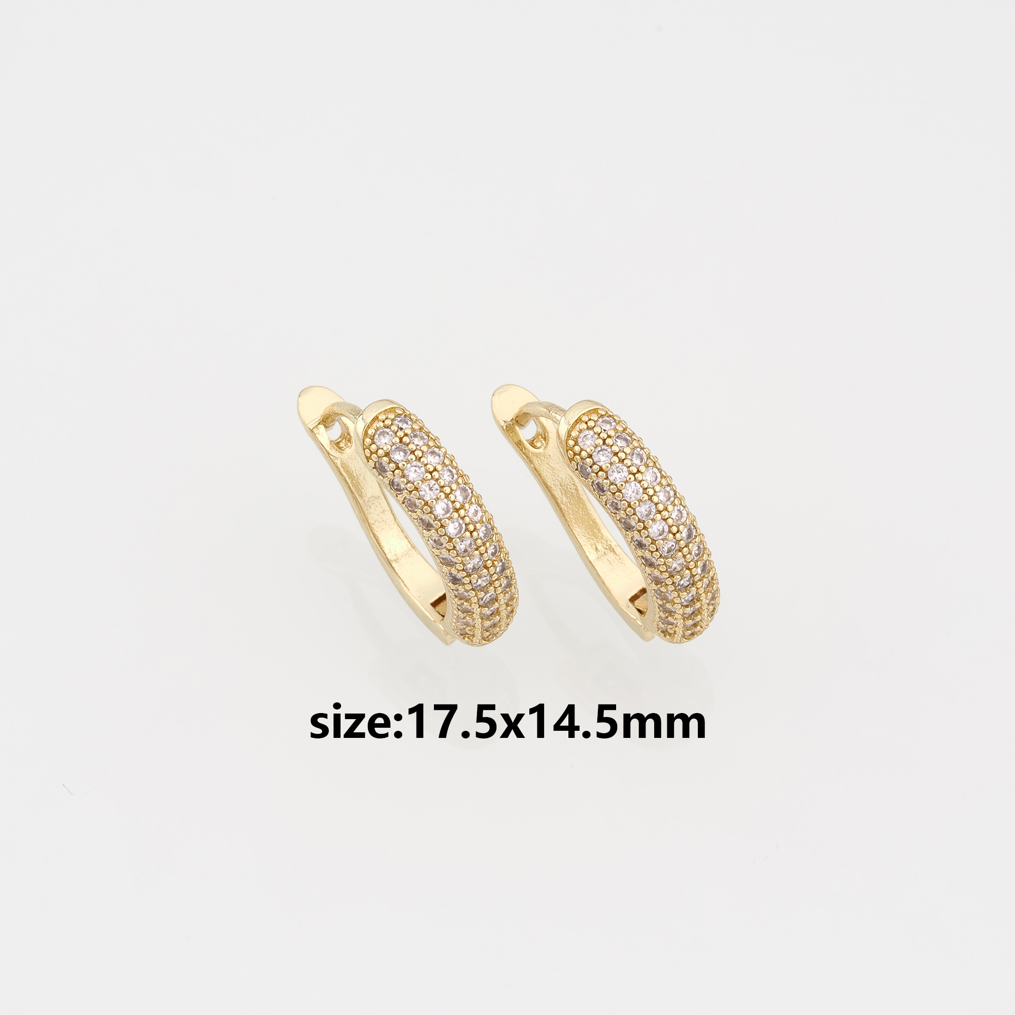 18K Gold Filled Thick Hoops,Dainty Hoops,Gold Huggies Hoop Earrings,Minimalist Earrings
