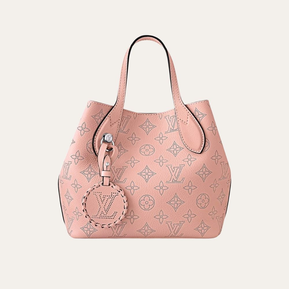 Louis Vuitton Blossom Mahina Leather Bag Pink 8.3 Inches M23196