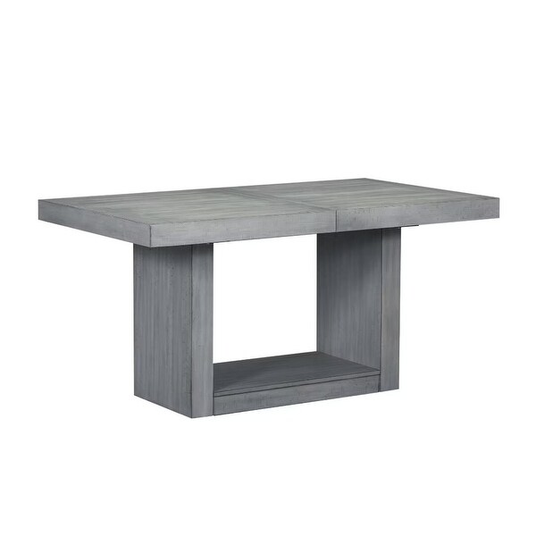 Extendable Dining Table Set with Removable Leaf,4 Upholstered Chair