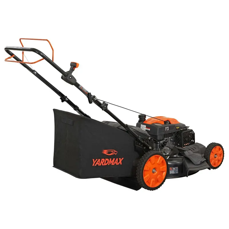 YARDMAX YG2860 22″ Self-Propelled Gas Lawn Mower – 201cc Engine, CVT Transmission, High-Wheel Design & 3-in-1 Functionality