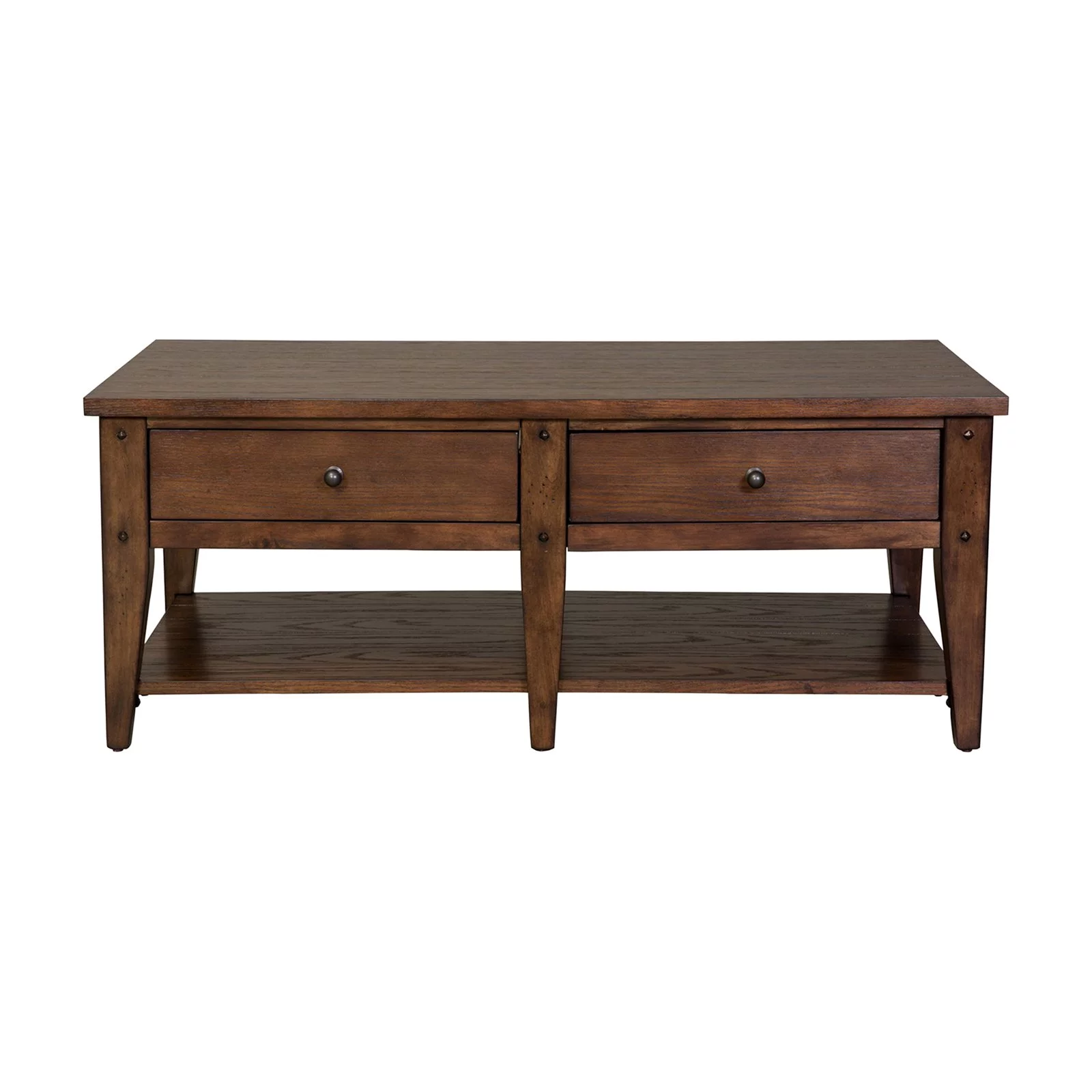 Lake House Dark Brown Cocktail Table