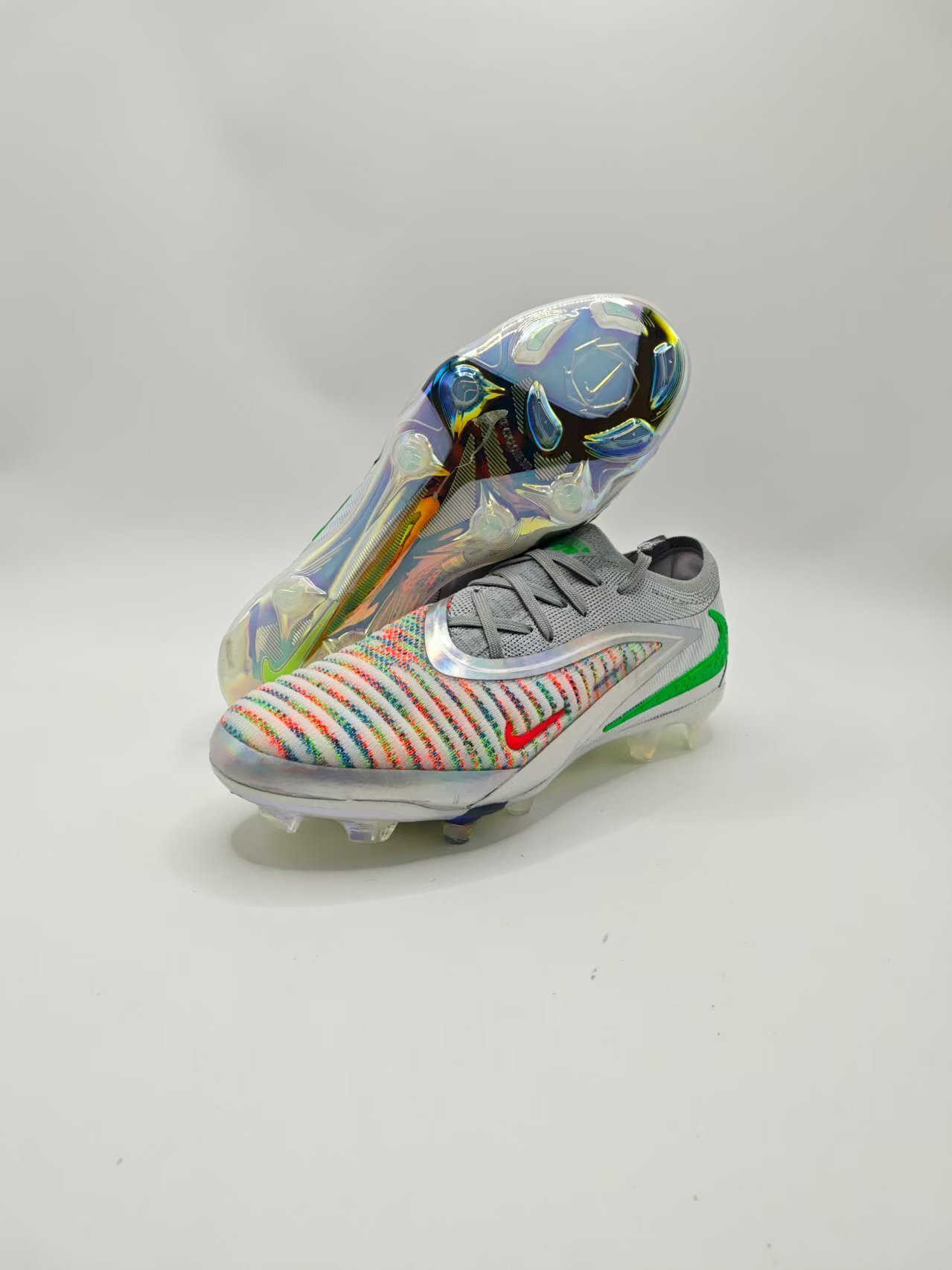 Nike Phantom GX III Low-Top Double-Layer Waterproof Fish Thread Full Knit FG Soccer Cleats