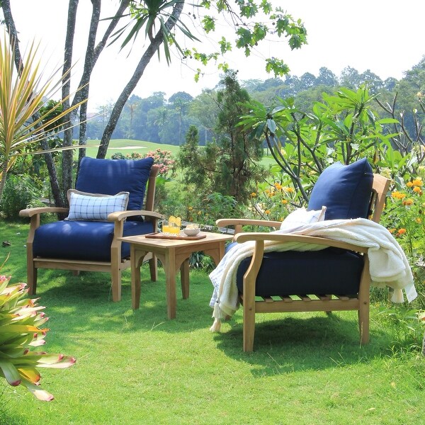 Cambridge Casual Leon 3piece Patio Chat Set with Cushions