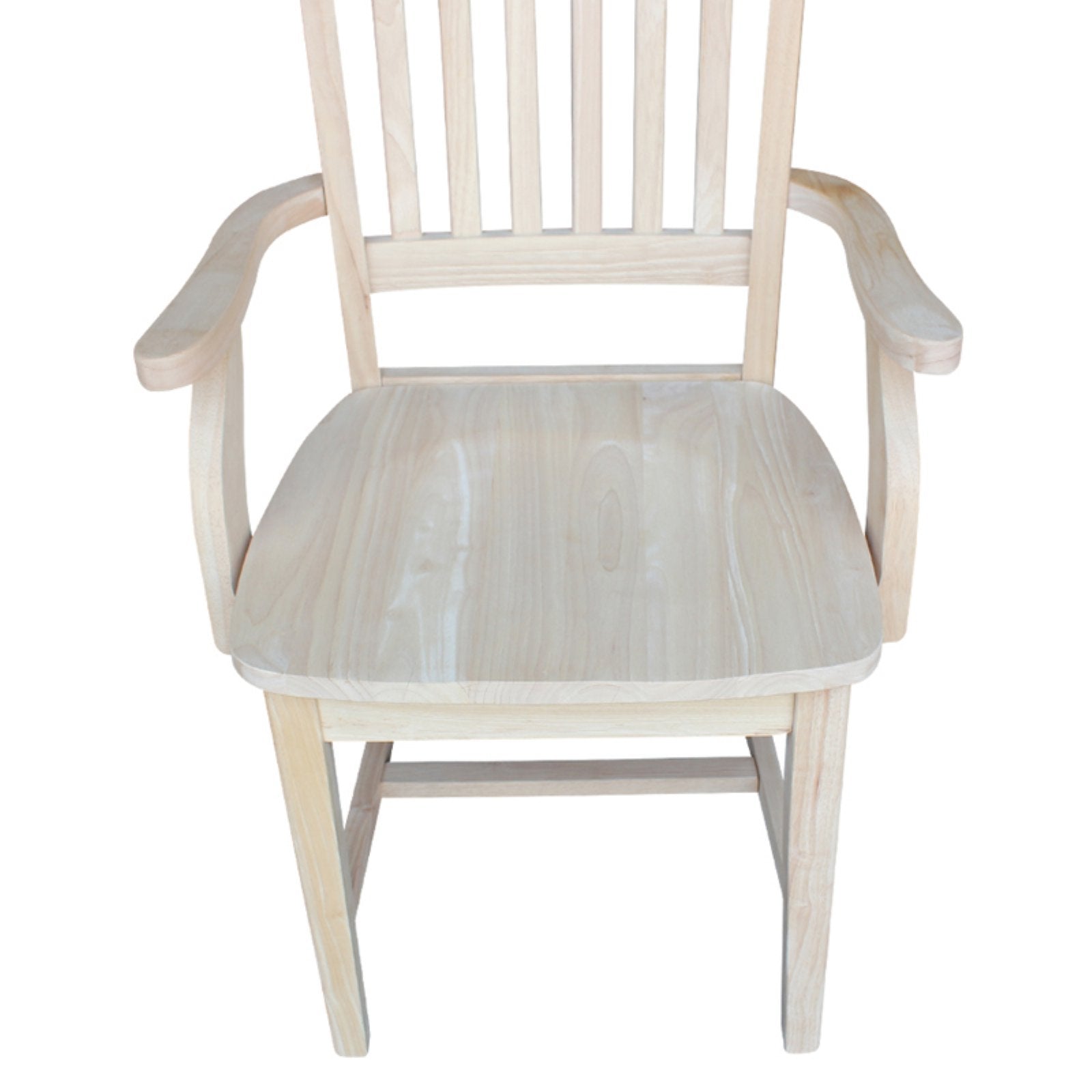 International Concepts Wood Mission Side Chair with Arms – 39.2