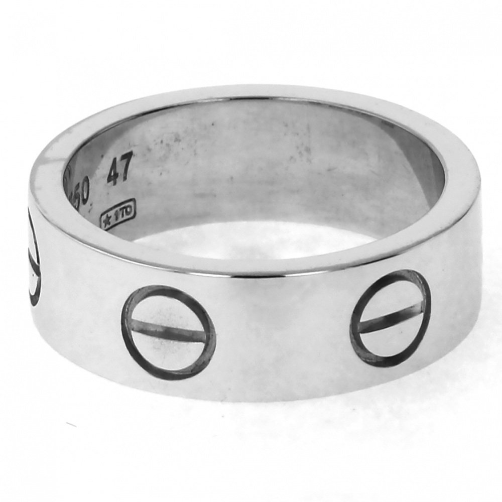 Cartier Love #47 Ring 18K White Gold