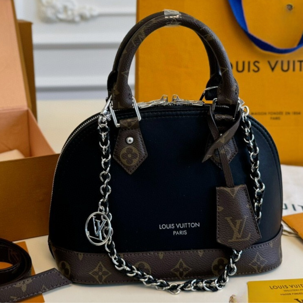 Louis Vuitton Alma BB Monogram Black 9.4 Inches