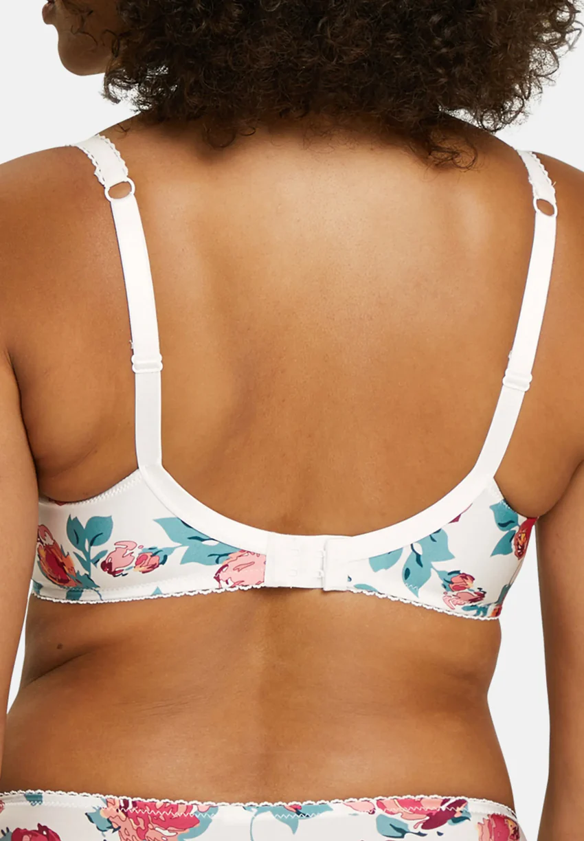 Soutien-gorge emboîtant Tiffany Imprimé Floral Rose & Ivoire