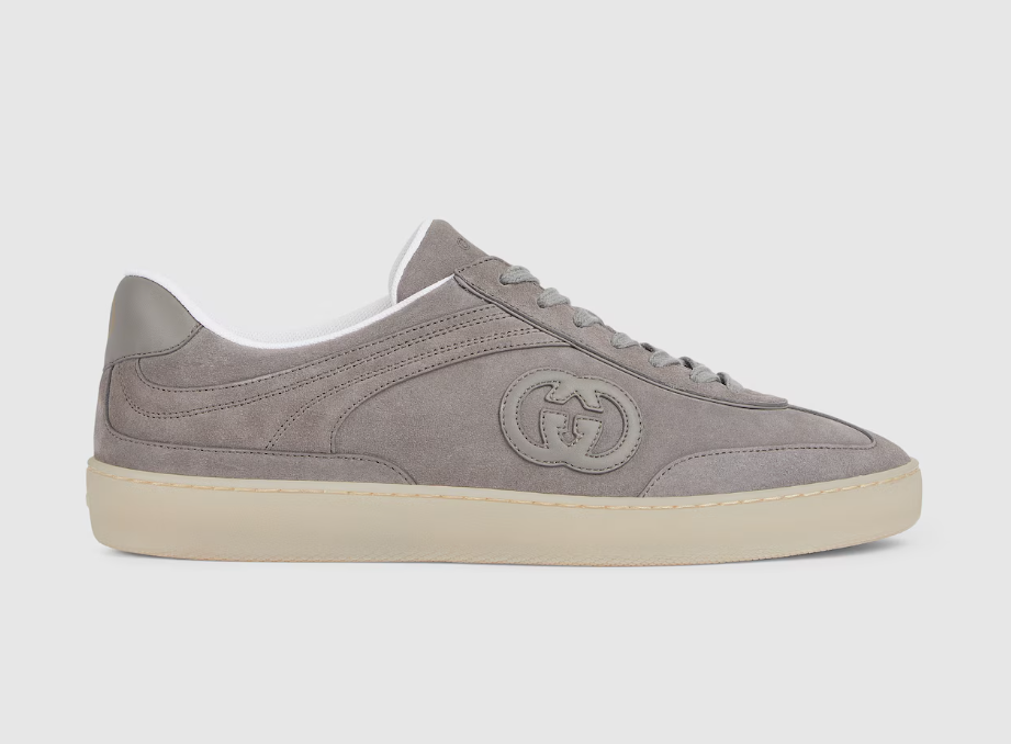 GUCCI Men's G75 sneaker Grey suede