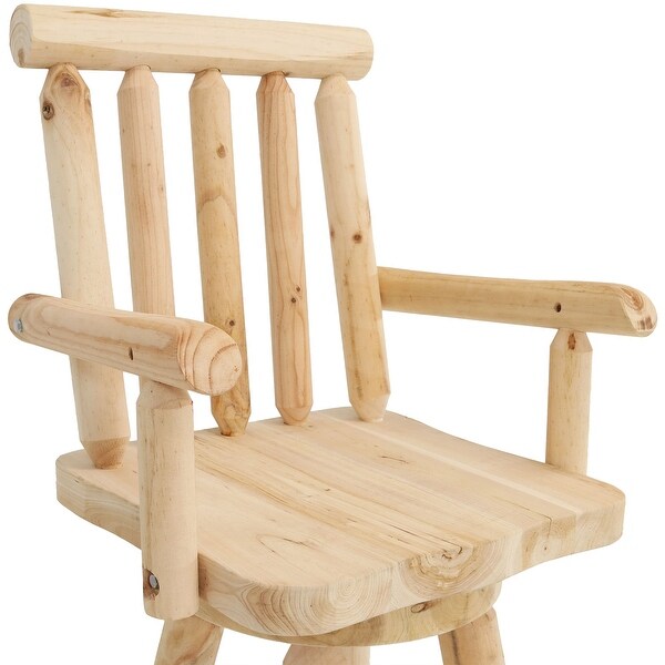 Sunnydaze Rustic Bar Stool