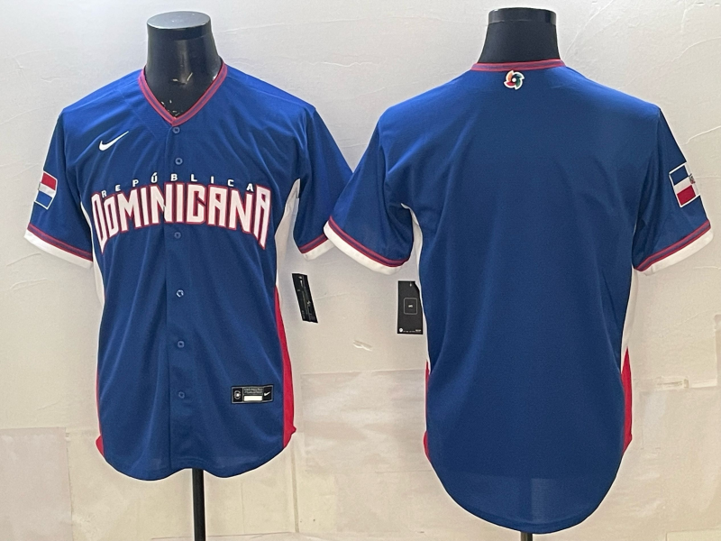 Men's Dominican Republic Baseball Royal 2026 World Baseball Classic Stadium Jersey