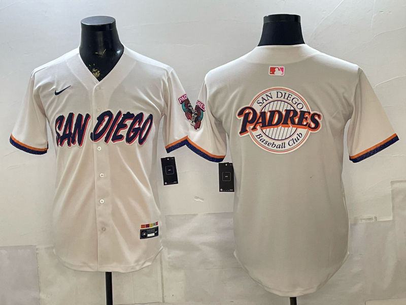 Men's San Diego Padres Cream Game Jersey