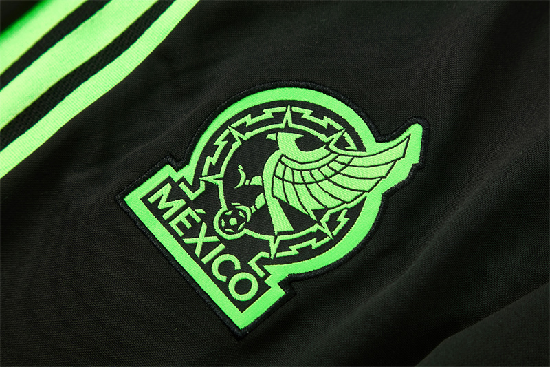 Mexico 2026 Training Suit Half Zipper Black