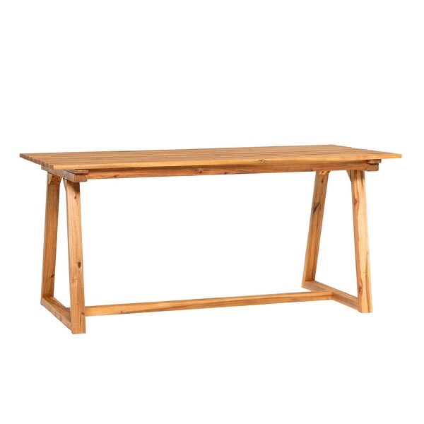 Middlebrook SlatTop Solid Wood Patio Dining Table
