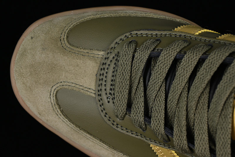 Adidas Palace X Puig Samba Focus Olive/Metallic Gold/Gum HQ6100