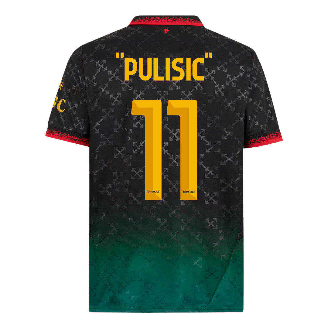 PULISIC #11 AC Milan Fourth Away Soccer Jersey